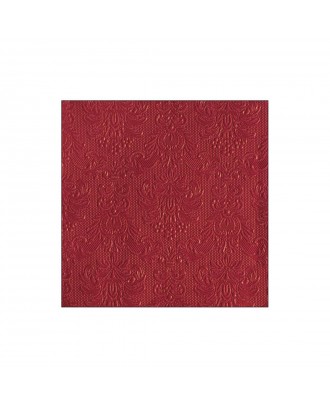 Servetele de masa, 15 buc, 33x33 cm, Elegance Dark Red - AMBIENTE